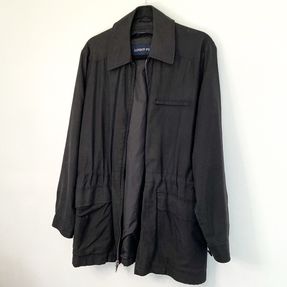 London Fog Black Jacket - Picture 2 of 6